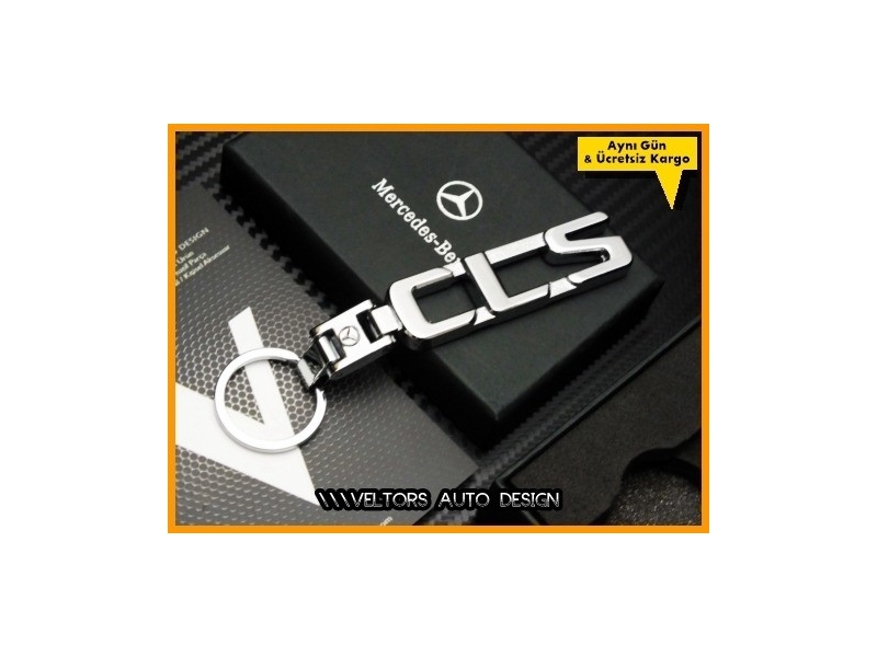 Mercedes CLS Class Serisi Logo Amblem Özel Krom CLS Anahtarlık