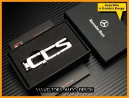 Mercedes CLS Class Serisi Logo Amblem Özel Krom CLS Anahtarlık