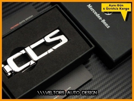 Mercedes CLS Class Serisi Logo Amblem Özel Krom CLS Anahtarlık
