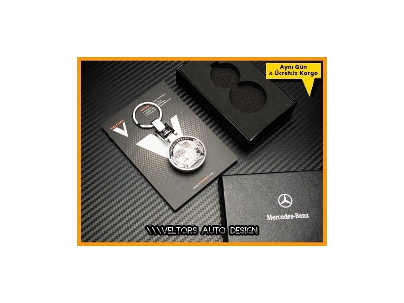 Mercedes AMG Logo Amblem Özel Krom AMG Anahtarlık Mercedes AMG Logo Amblem Özel Krom AMG Anahtarlık