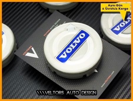 Volvo Logo Amblem Jant Göbeği Göbek Kapak Seti