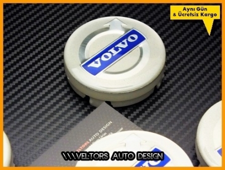 Volvo Logo Amblem Jant Göbeği Göbek Kapak Seti