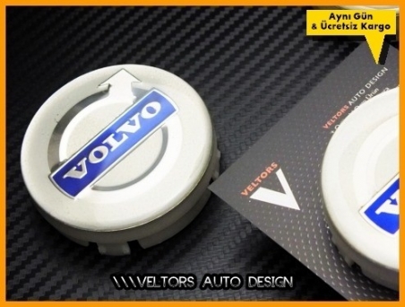 Volvo Logo Amblem Jant Göbeği Göbek Kapak Seti