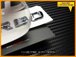 Mercedes V12 Biturbo Yan Logo Amblem Seti