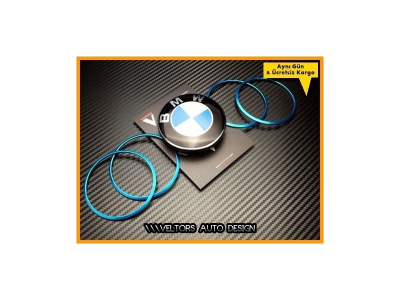 BMW Jant Göbeği Göbek Kapak Çerçeve Seti