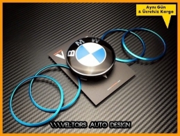BMW Jant Göbeği Göbek Kapak Çerçeve Seti