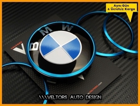 BMW Jant Göbeği Göbek Kapak Çerçeve Seti