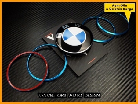 BMW Jant Göbeği Göbek Kapak Çerçeve Seti