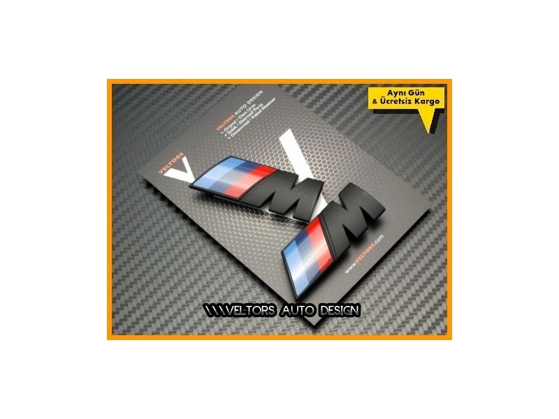 BMW Yan Çamurluk M logo Amblem Seti BMW Yan Çamurluk M logo Amblem Seti