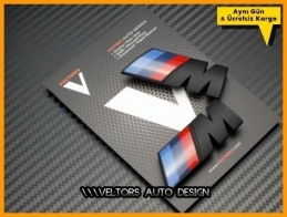 BMW Yan Çamurluk M logo Amblem Seti BMW Yan Çamurluk M logo Amblem Seti