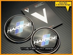 BMW Hartge Ön Kaput Arka Bagaj Logo Amblem Seti
