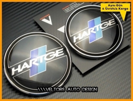 BMW Hartge Ön Kaput Arka Bagaj Logo Amblem Seti