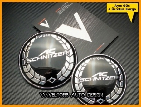 BMW AC Schnitzer Ön Kaput Arka Bagaj Logo Amblem Seti