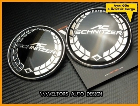 BMW AC Schnitzer Ön Kaput Arka Bagaj Logo Amblem Seti