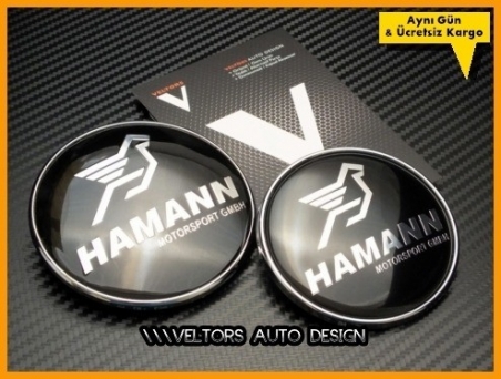 BMW Hamann Ön Kaput Arka Bagaj Logo Amblem Seti
