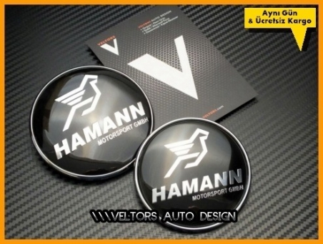BMW Hamann Ön Kaput Arka Bagaj Logo Amblem Seti
