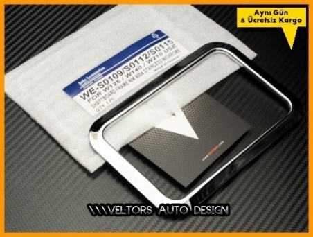Mercedes W140 S Class Krom Vites Körük Çerçevesi