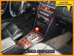 Mercedes W140 S Class Krom Vites Körük Çerçevesi