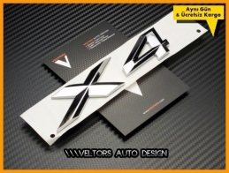 BMW X4 Araç Bagaj Yazı Logo Amblem