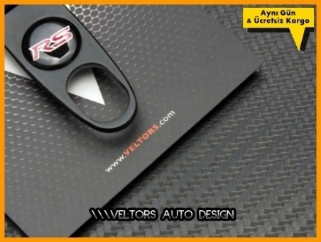 Ford RS Logo Amblem Anahtarlık Sibop Kapak Seti