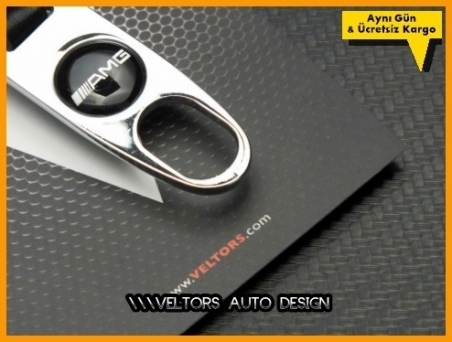 Mercedes AMG Logo Amblem Anahtarlık Sibop Kapak Seti