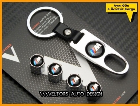 BMW M Logo Amblem Anahtarlık Sibop Kapak Seti