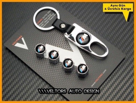 BMW M Logo Amblem Anahtarlık Sibop Kapak Seti