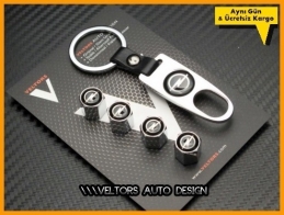 Opel Logo Amblem Anahtarlık Sibop Kapak Seti