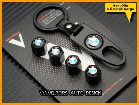 BMW Logo Amblem Anahtarlık Sibop Kapak Seti