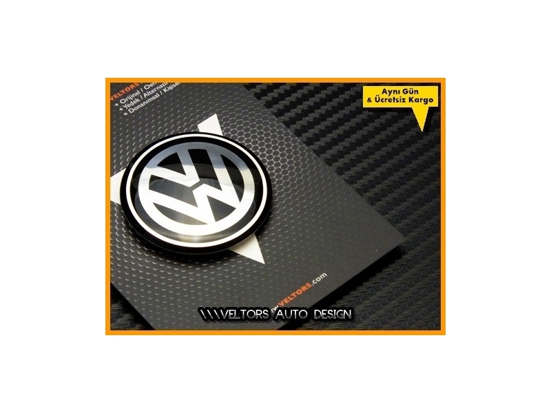VW Black / Siyah Direksiyon Logo Amblem VW Black / Siyah Direksiyon Logo Amblem