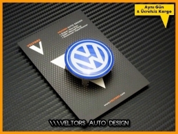 VW Blue / Mavi Direksiyon VW Logo Amblem