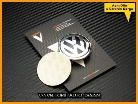VW Blue / Mavi Direksiyon VW Logo Amblem