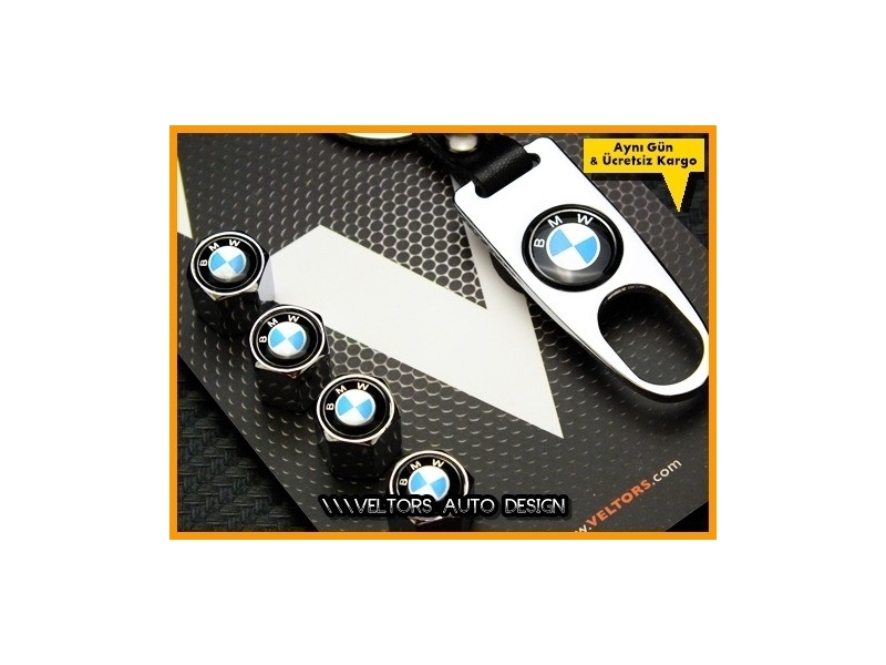 BMW Logo Amblem Anahtarlık Sibop Kapak Seti
