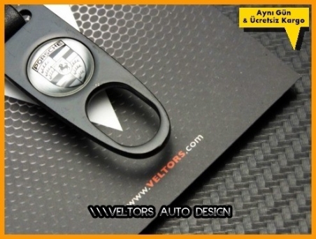 Porsche Logo Amblem Anahtarlık Sibop Kapak Seti