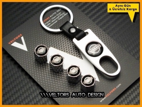 Nissan Logo Amblem Anahtarlık Sibop Kapak Seti