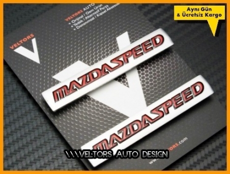 Mazda Speed Koltuk Döşeme Logo Amblem Seti