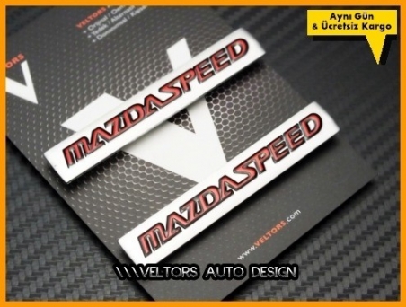 Mazda Speed Koltuk Döşeme Logo Amblem Seti