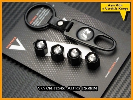 VW R line R Logo Amblem Anahtarlık Sibop Kapak Seti