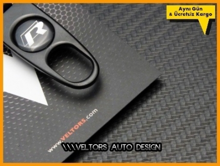 VW R line R Logo Amblem Anahtarlık Sibop Kapak Seti