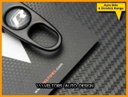 VW R line R Logo Amblem Anahtarlık Sibop Kapak Seti