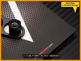 VW R line R Logo Amblem Anahtarlık Sibop Kapak Seti