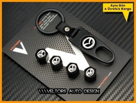 Mazda Logo Amblem Anahtarlık Sibop Kapak Seti