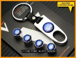 Ford Logo Amblem Anahtarlık Sibop Kapak Seti