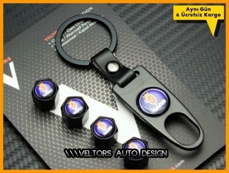 Saab Logo Amblem Anahtarlık Sibop Kapak Seti