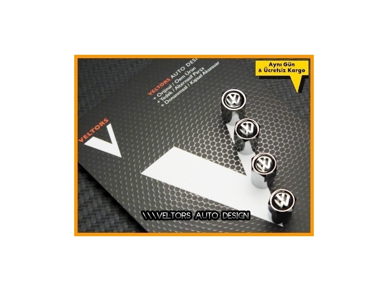 VW Logo Amblem Araç Sibop Kapak Seti
