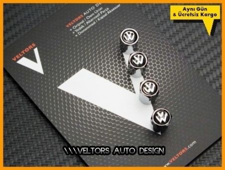 VW Logo Amblem Araç Sibop Kapak Seti