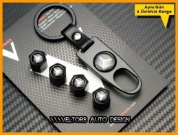 Mercedes Logo Amblem Anahtarlık Sibop Kapak Seti Mercedes Logo Amblem Anahtarlık Sibop Kapak Seti