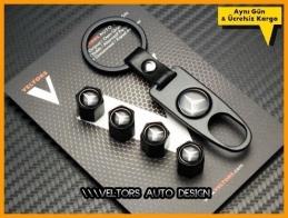 Mercedes Logo Amblem Anahtarlık Sibop Kapak Seti Mercedes Logo Amblem Anahtarlık Sibop Kapak Seti