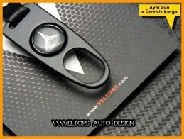 Mercedes Logo Amblem Anahtarlık Sibop Kapak Seti Mercedes Logo Amblem Anahtarlık Sibop Kapak Seti