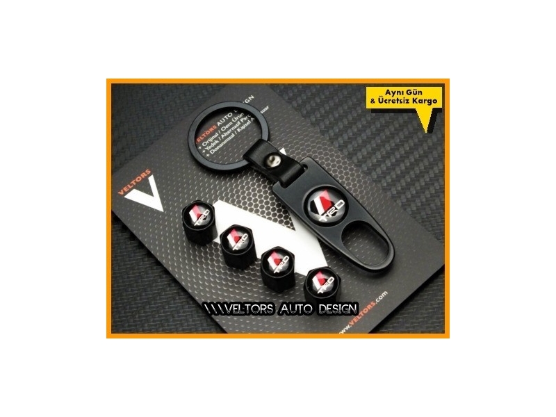 Toyota TRD Logo Amblem Anahtarlık Sibop Kapak Seti